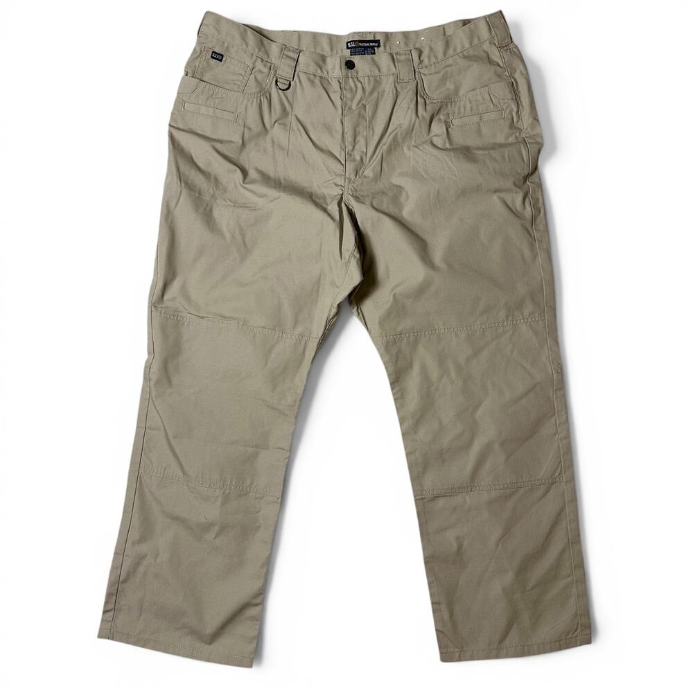 5.11 Tactical Series TAC-143 Pants Mens Actual Size 41x30 Khaki Tan EDC